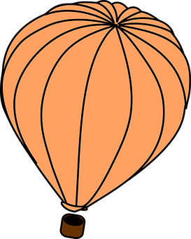 A Hot Air Balloon In A Shape Of A Heart