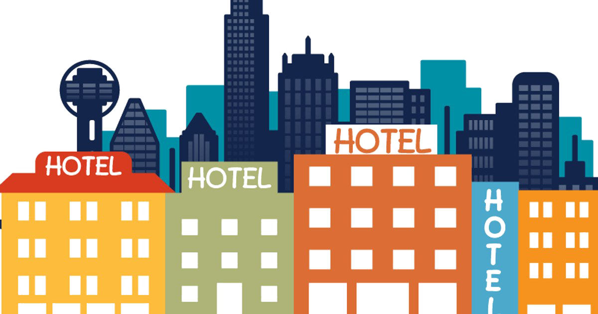 A Group Of Buildings With Text