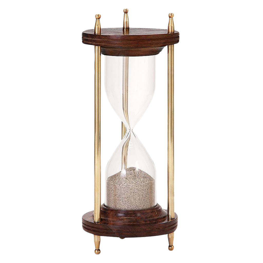 A Close Up Of A Sand Clock