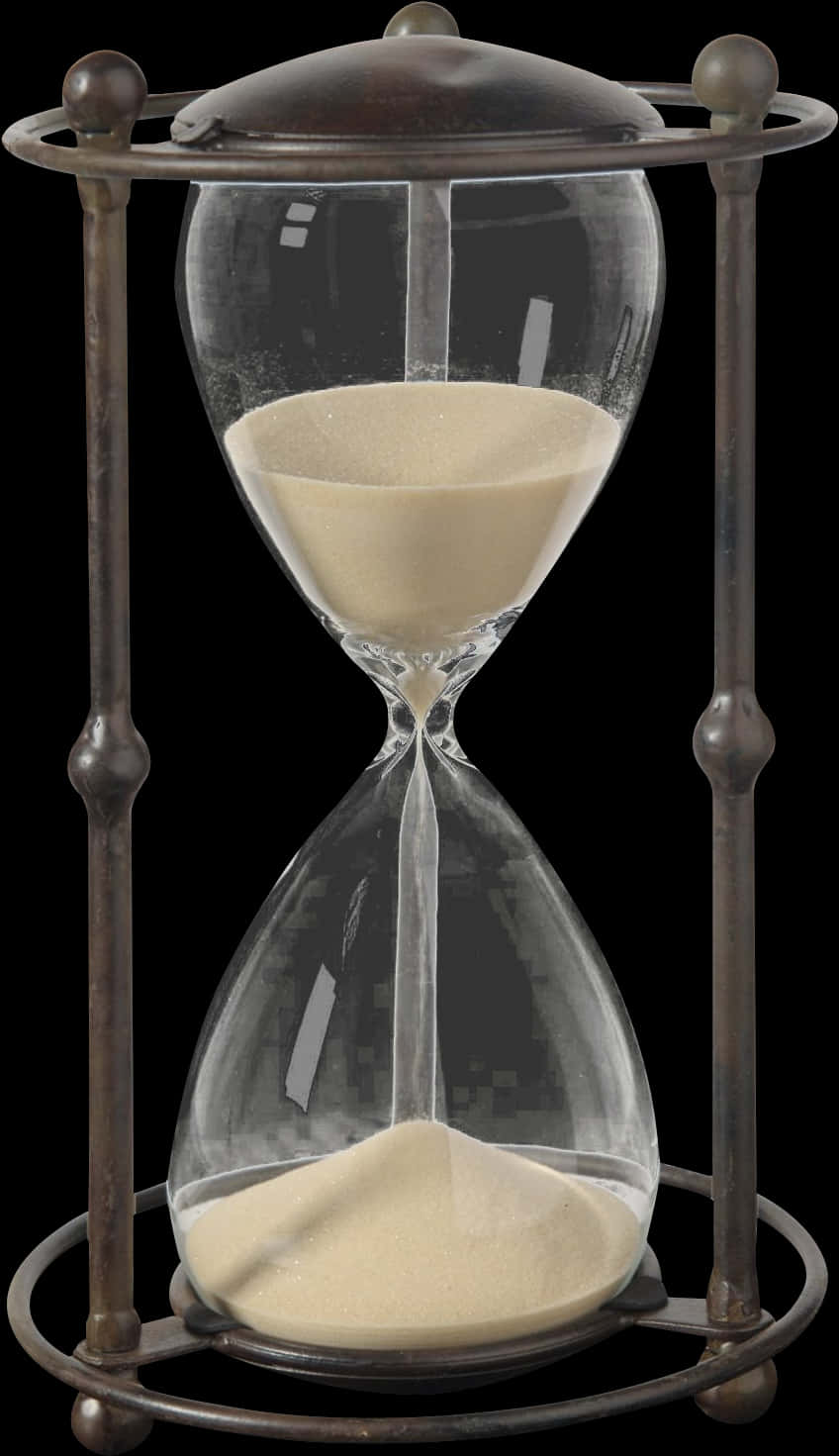 A Close-up Of A Hourglass