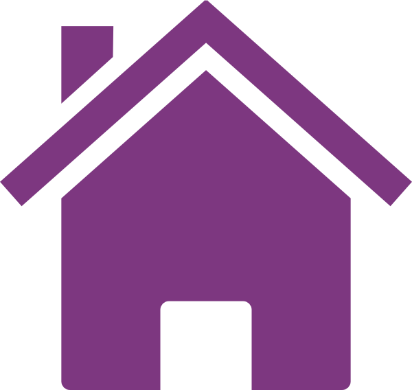 A Purple House With A Black Background