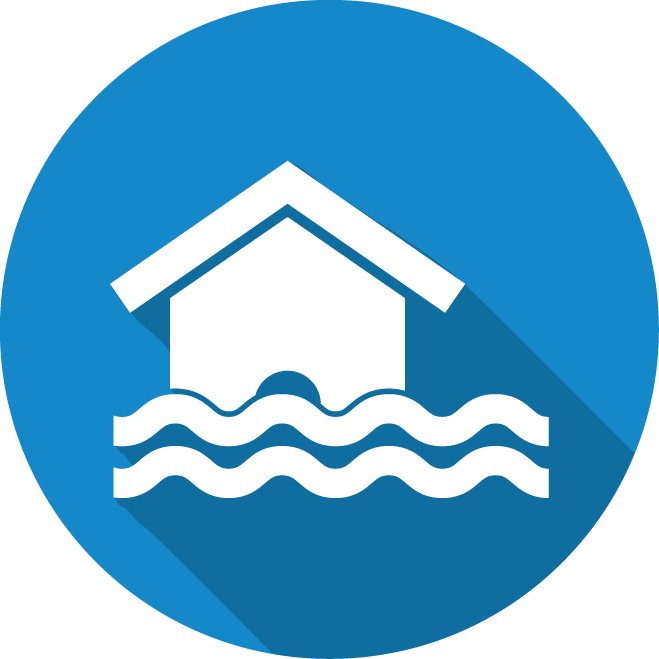 House Flood Clipart Png Library Flood Damage In Virginia - Flood Icon Png, Transparent Png