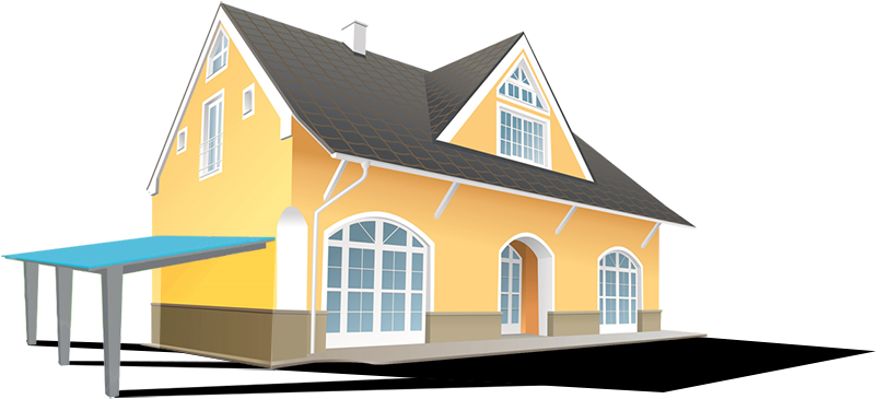 House Vector Png 801 X 365