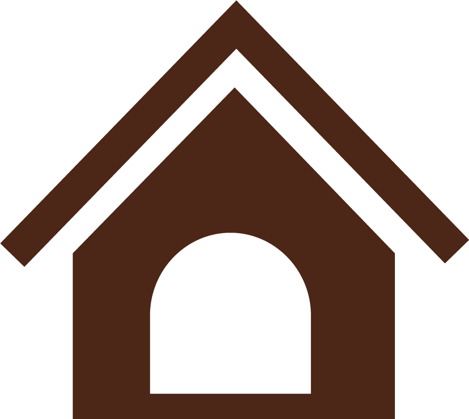 A Brown House With A Black Background