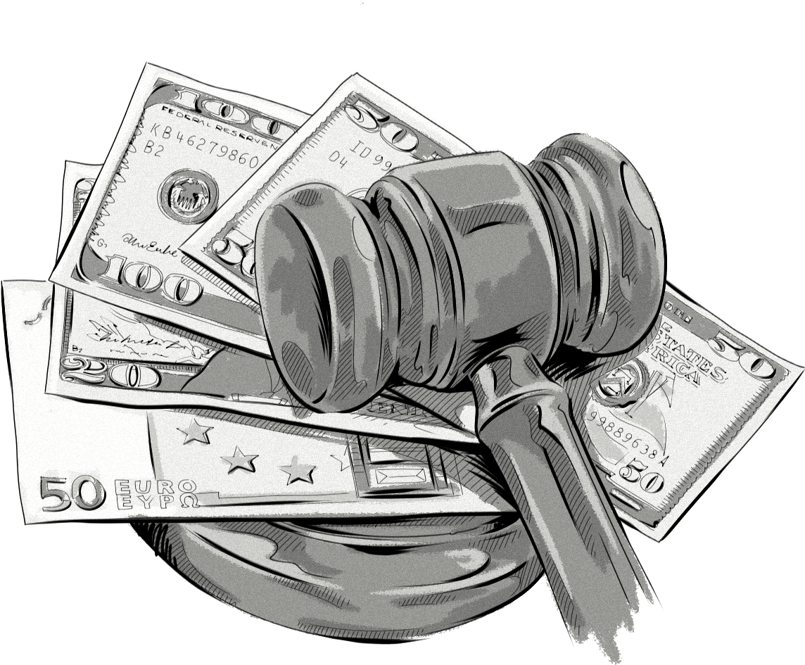 A Gavel And Money