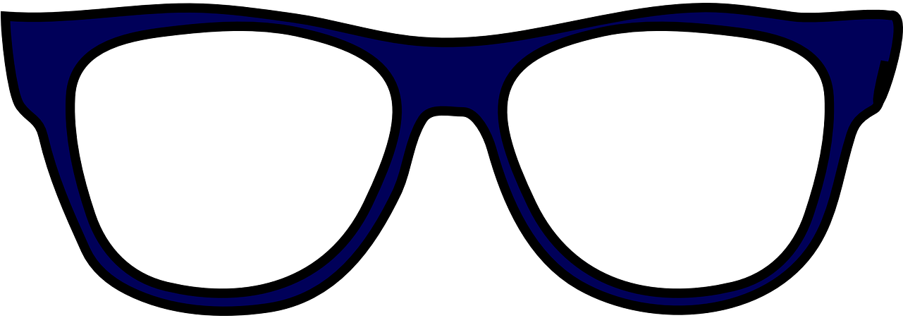 A Blue Pair Of Sunglasses