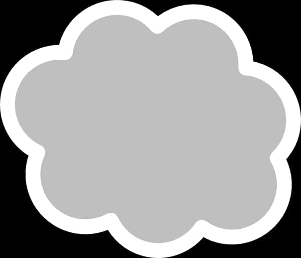 How To Set Use Cloud Icon White Border Clipart , Png - White Cloud Outline Png, Transparent Png