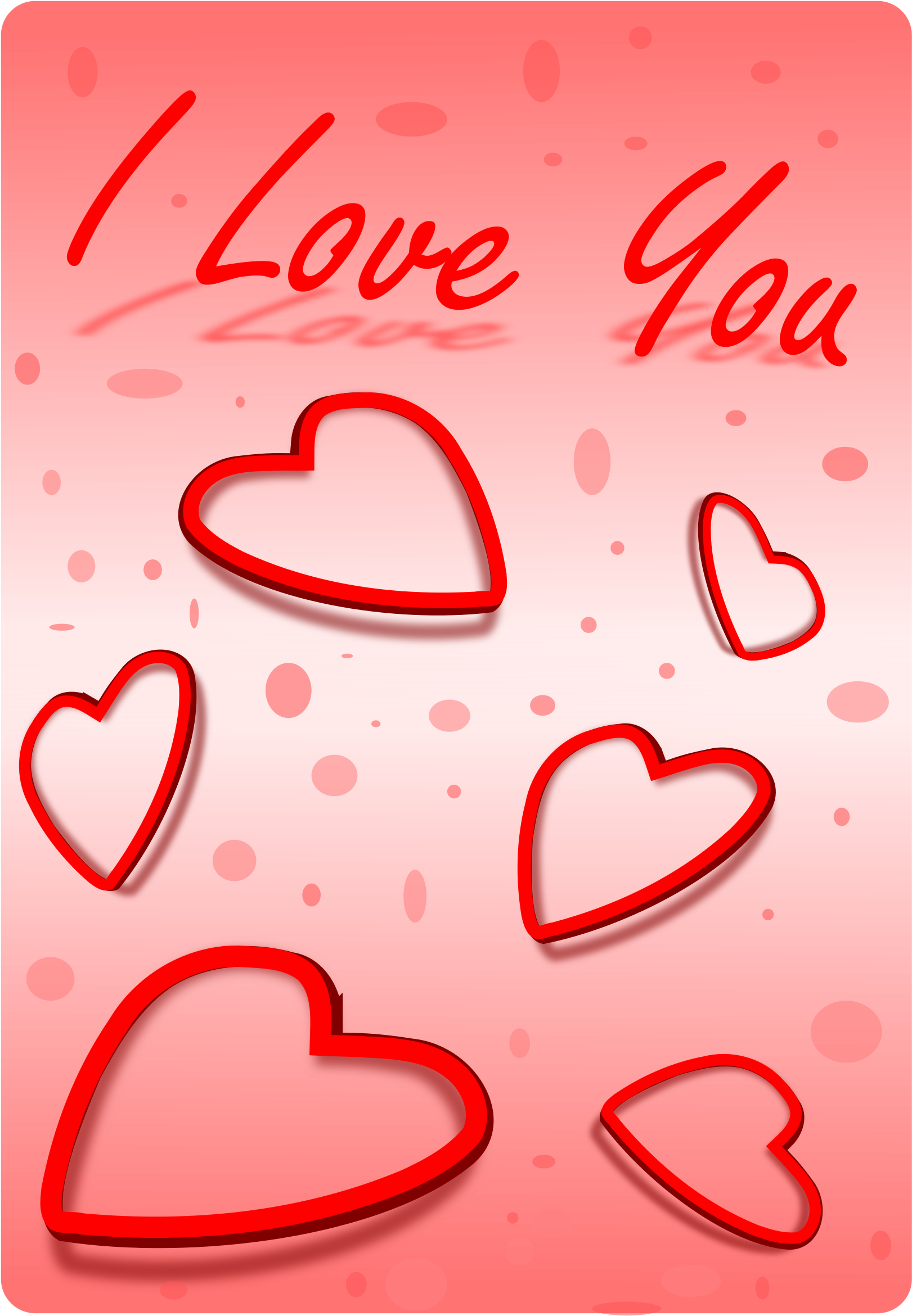 A Red Heart With Words