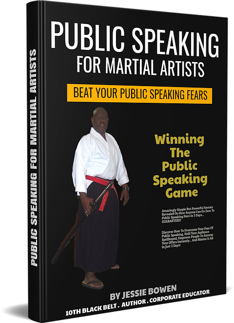 A Book Cover With A Man In A White Robe And Black Belt
