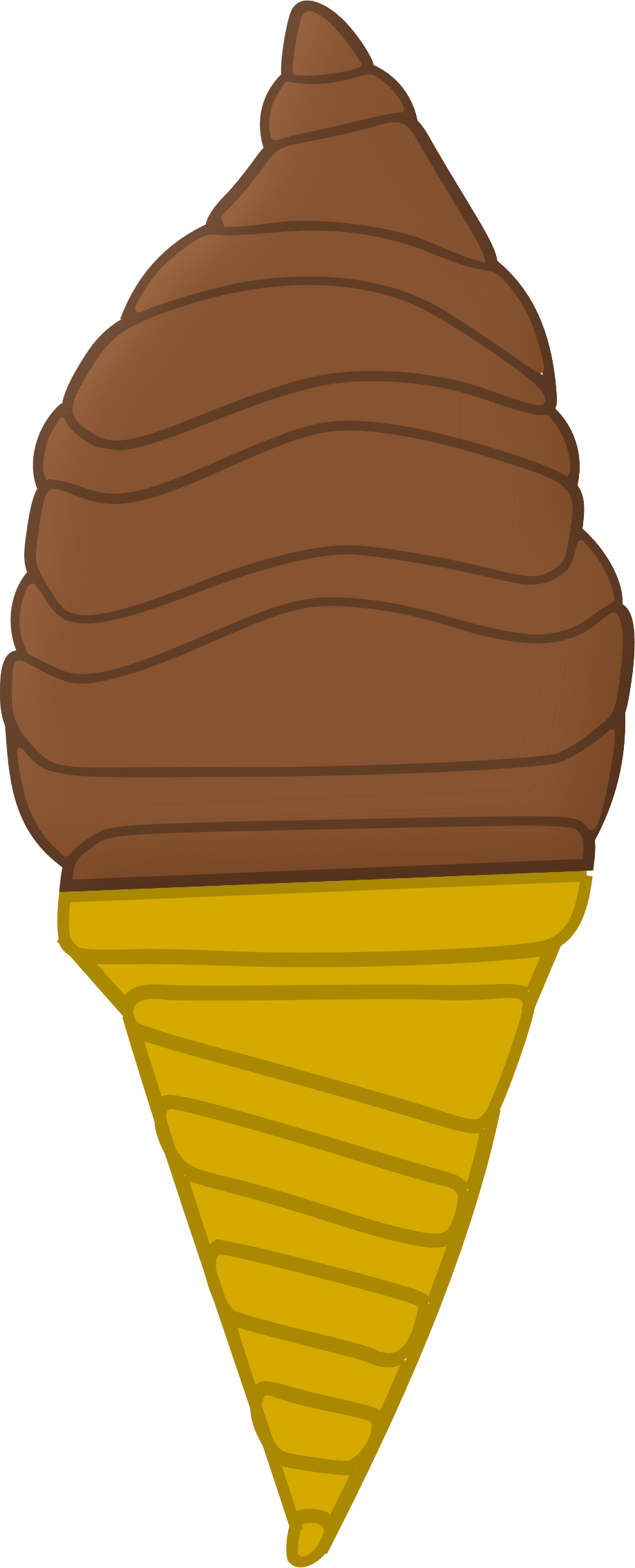 A Cartoon Of An Ice Cream Cone