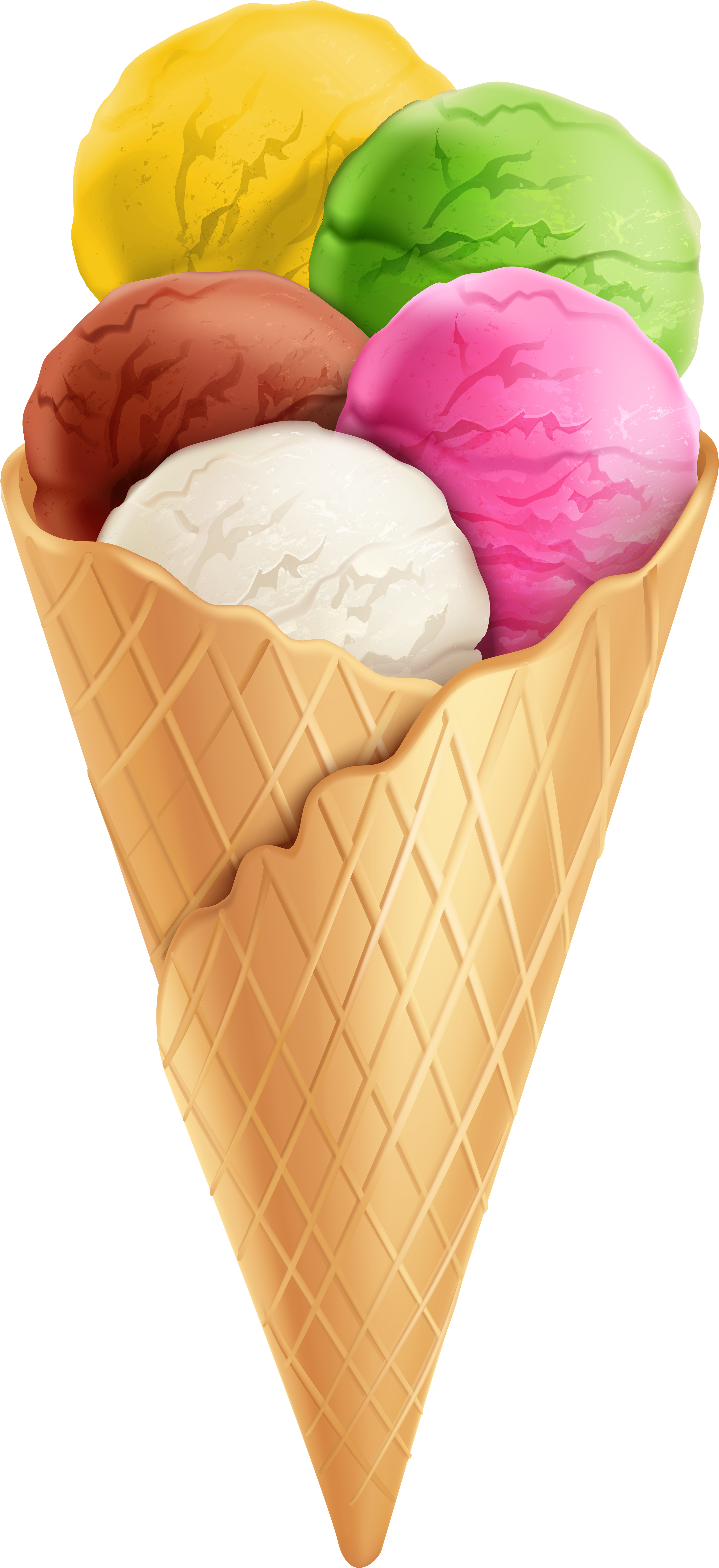 Ice Cream Cone Png 3625 X 7901