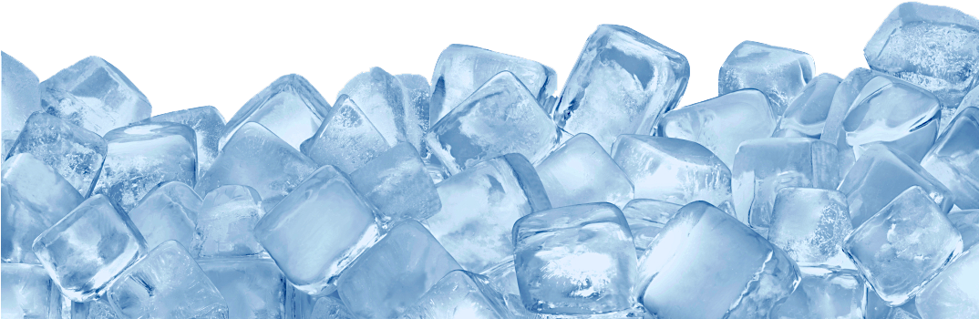 A Pile Of Ice Cubes