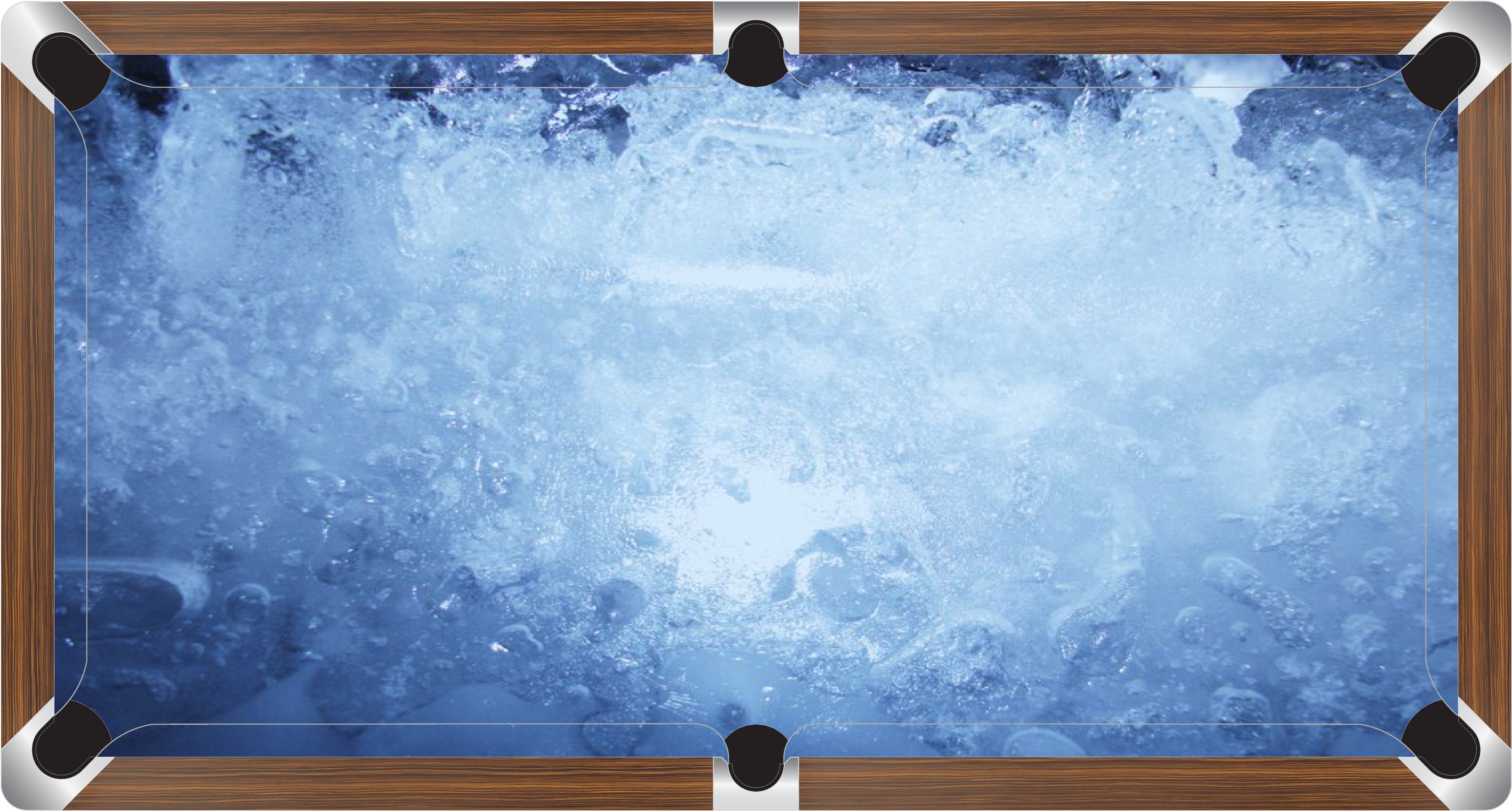 Icy Frozen Custom Made Printed Pool Snooker Billiard - Graffiti Wildstyle, Hd Png Download