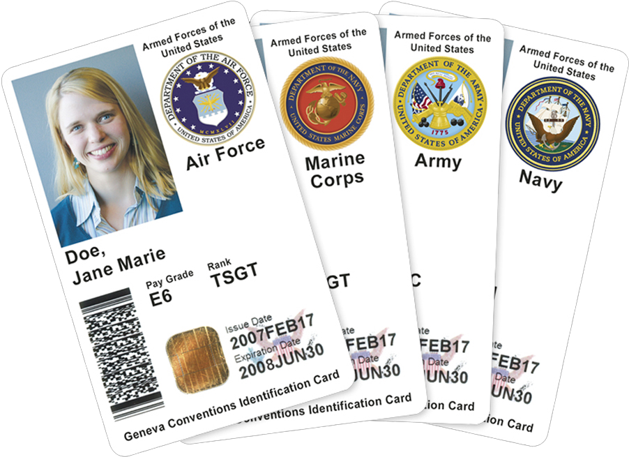 A Group Of Identification Cards