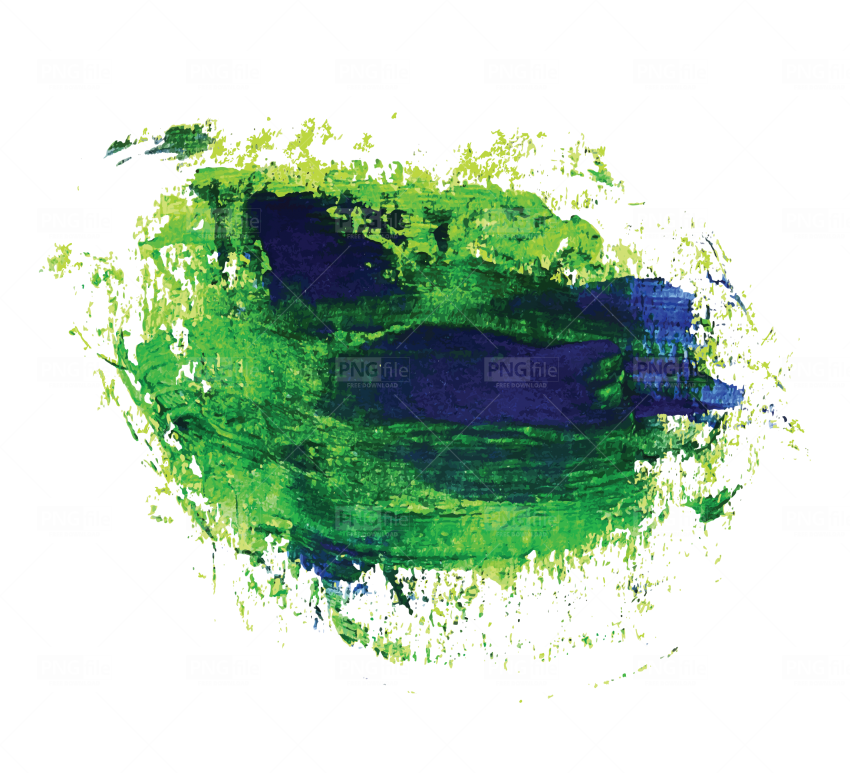 Green And Blue Abstract Watercolor Background