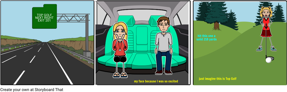 Cartoon Of A Man And Woman In A Car