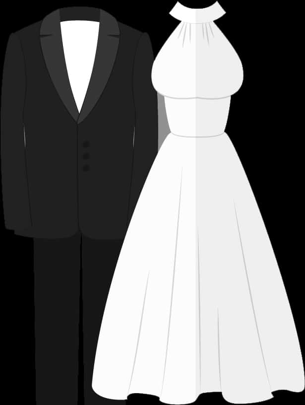 Illustration Of Couple Formal Attire