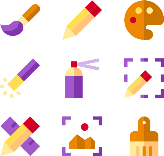A Collection Of Colorful Objects