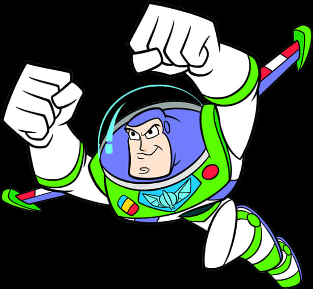Cartoon Of A Man In Space Suit
