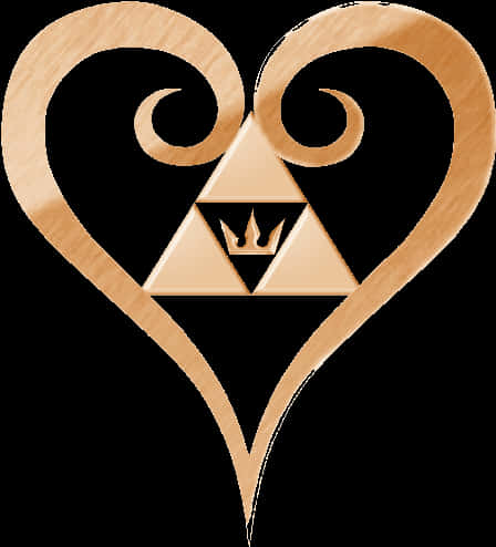 Image Logo By Thecrownedroxas - Kingdom Hearts Heart Png