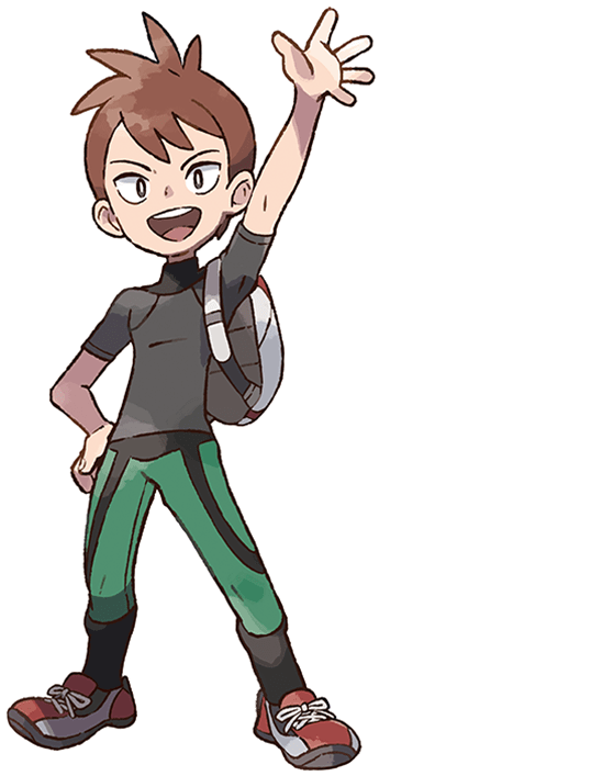 Cartoon Of A Boy With His Hand Up