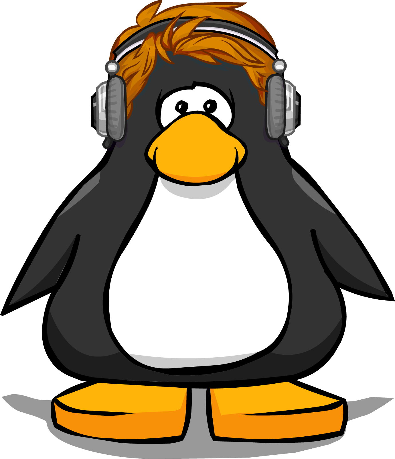 Image Redhead From A - Club Penguin Miner Hat, Hd Png Download