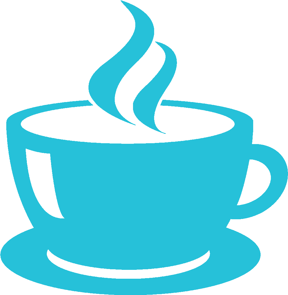 A Blue Coffee Cup With Smoke