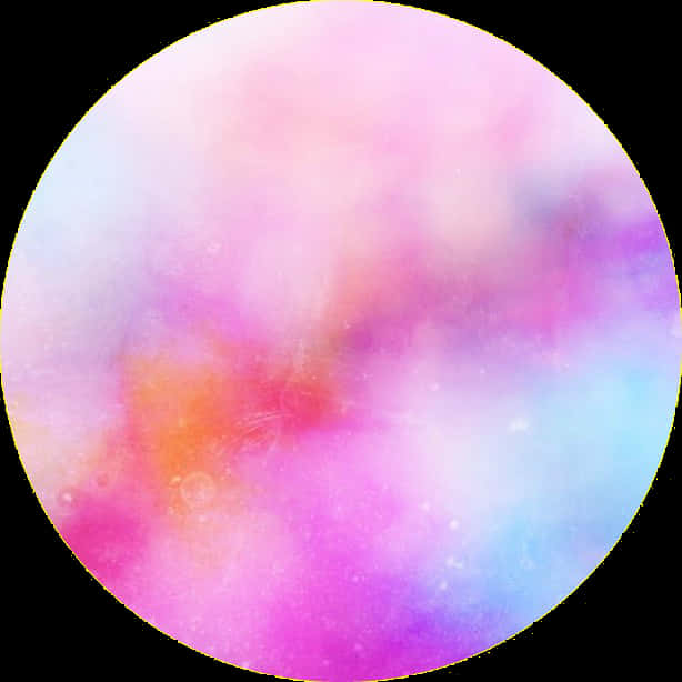 A Circle With A Colorful Circle