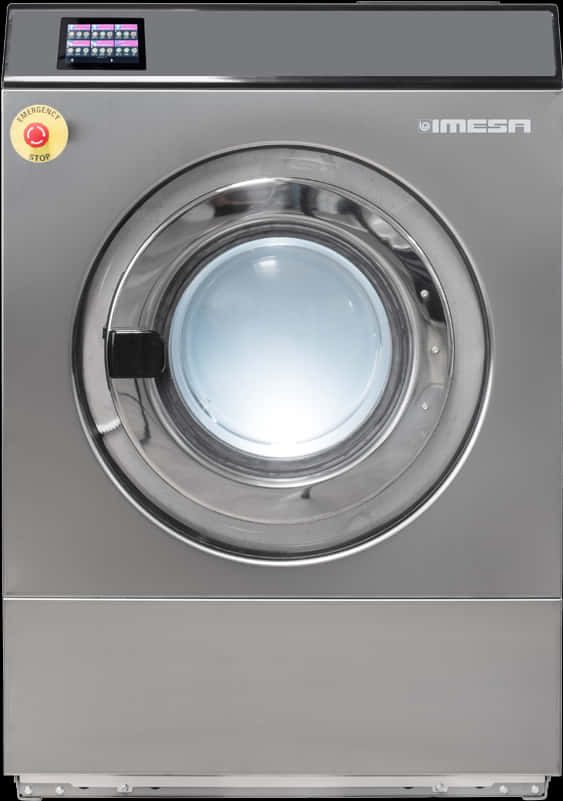 A Close-up Of A Washing Machine