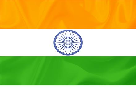 A Flag With A White Circle In The Center