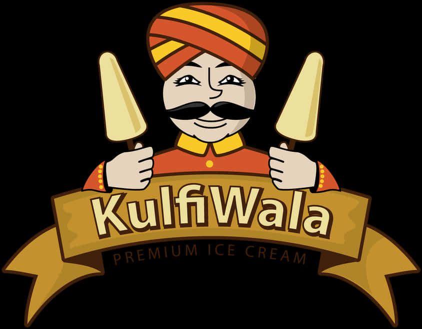 A Cartoon Of A Man Holding Ice Cream