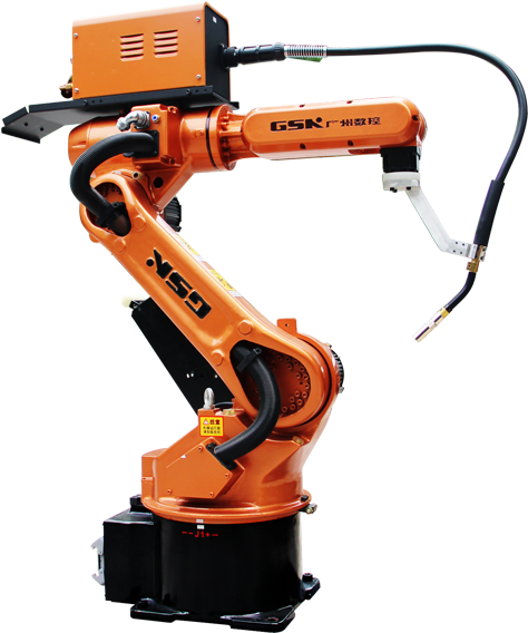 An Orange Robotic Arm