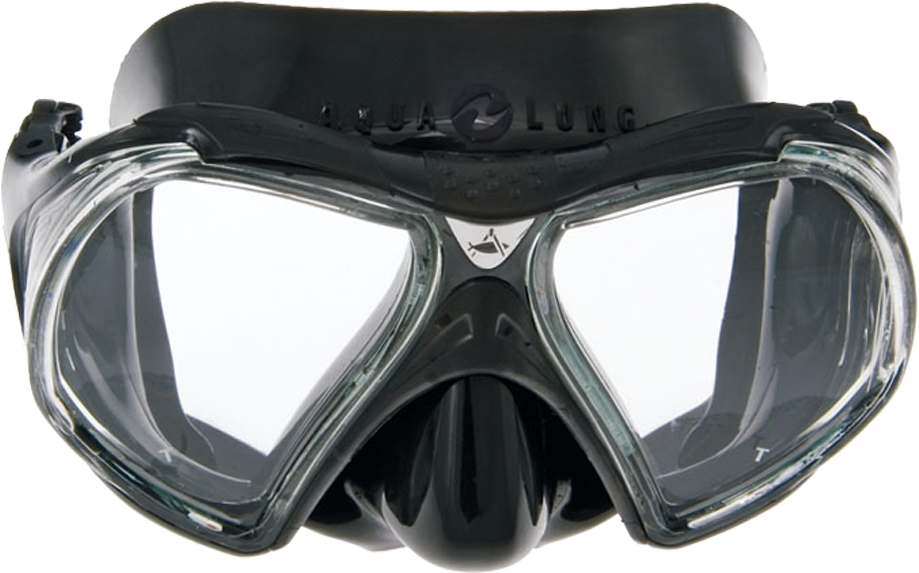 Infinity Black Black - Diving Mask, Hd Png Download