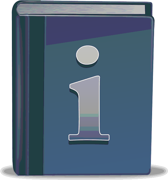 A Blue Book With A Number On It