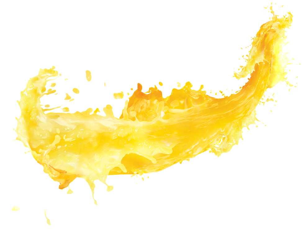 A Yellow Liquid Splashing In The Air