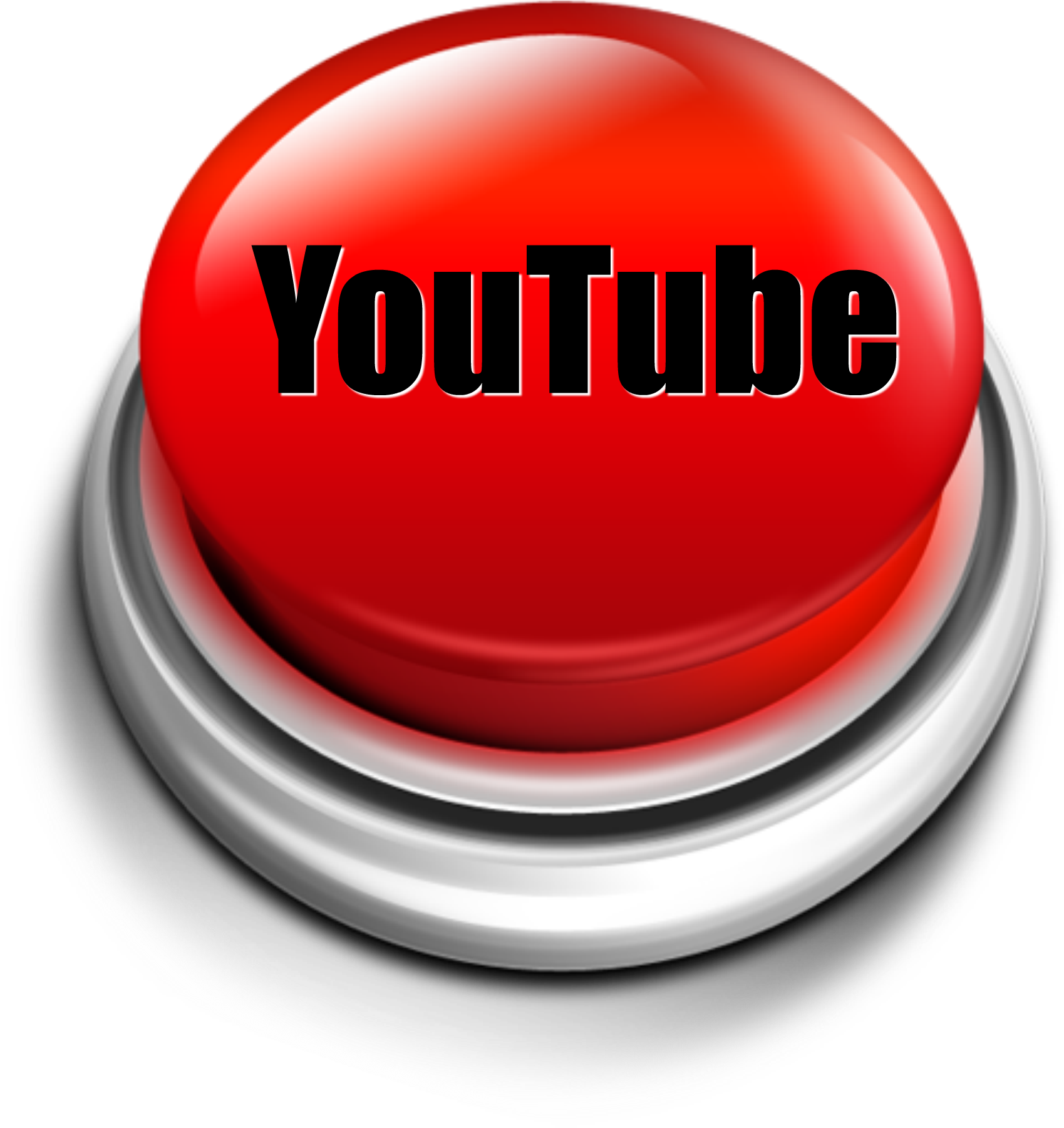 A Red Button With Black Text