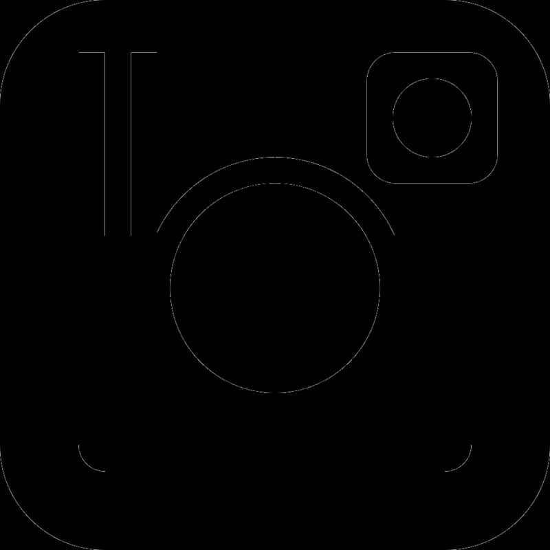 Simple Instagram Black Logo