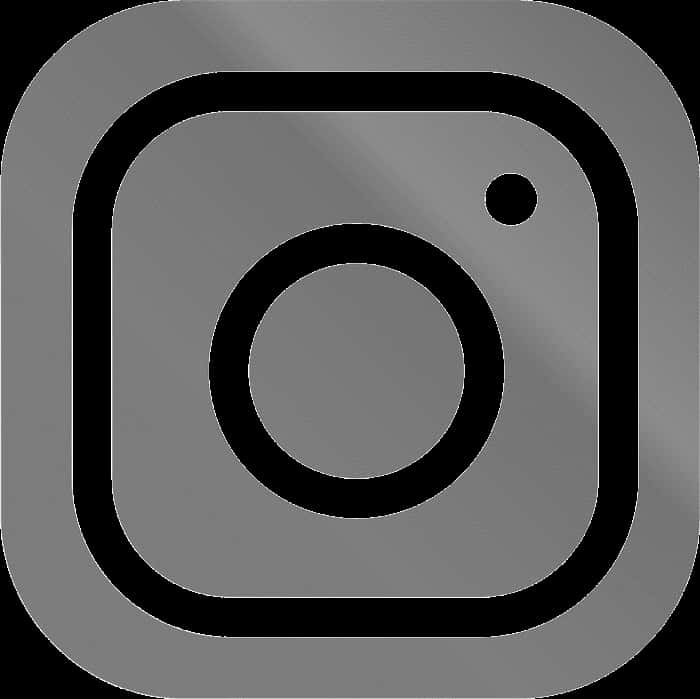Instagram Logo In Light Gray