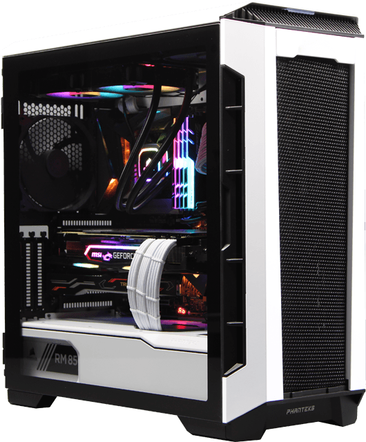 Black And White Gaming Computer