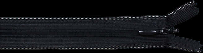 Simple Black Zipper