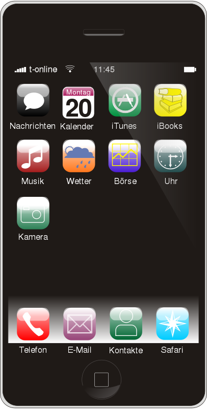 A Screen Shot Of A Phone