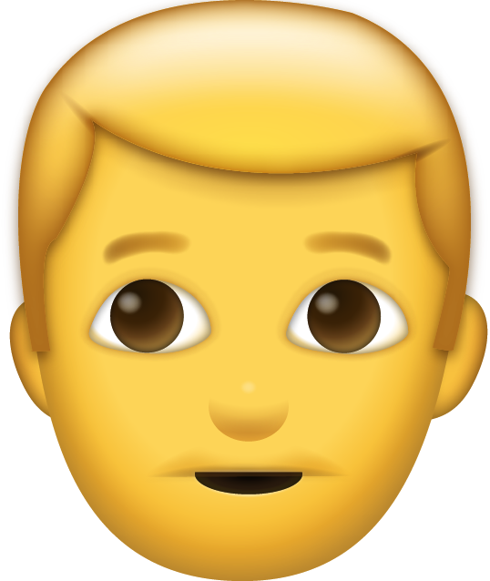 Iphone Man Emoji, Hd Png Download