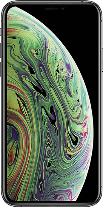 A Cell Phone With Colorful Patterns