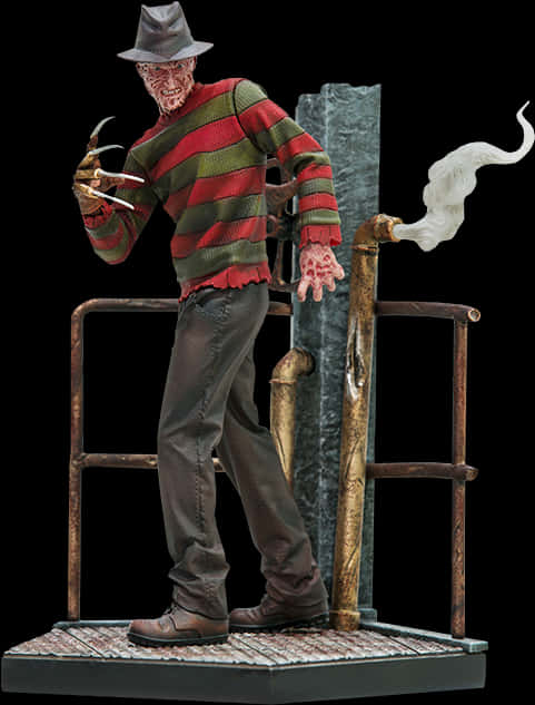 A Man In A Striped Sweater