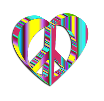 A Heart With A Peace Sign