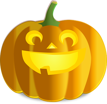A Pumpkin With A Smiling Face
