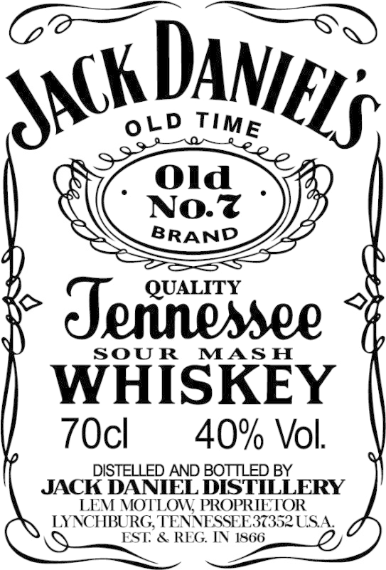 Jack Daniels Logo Png 543 X 801