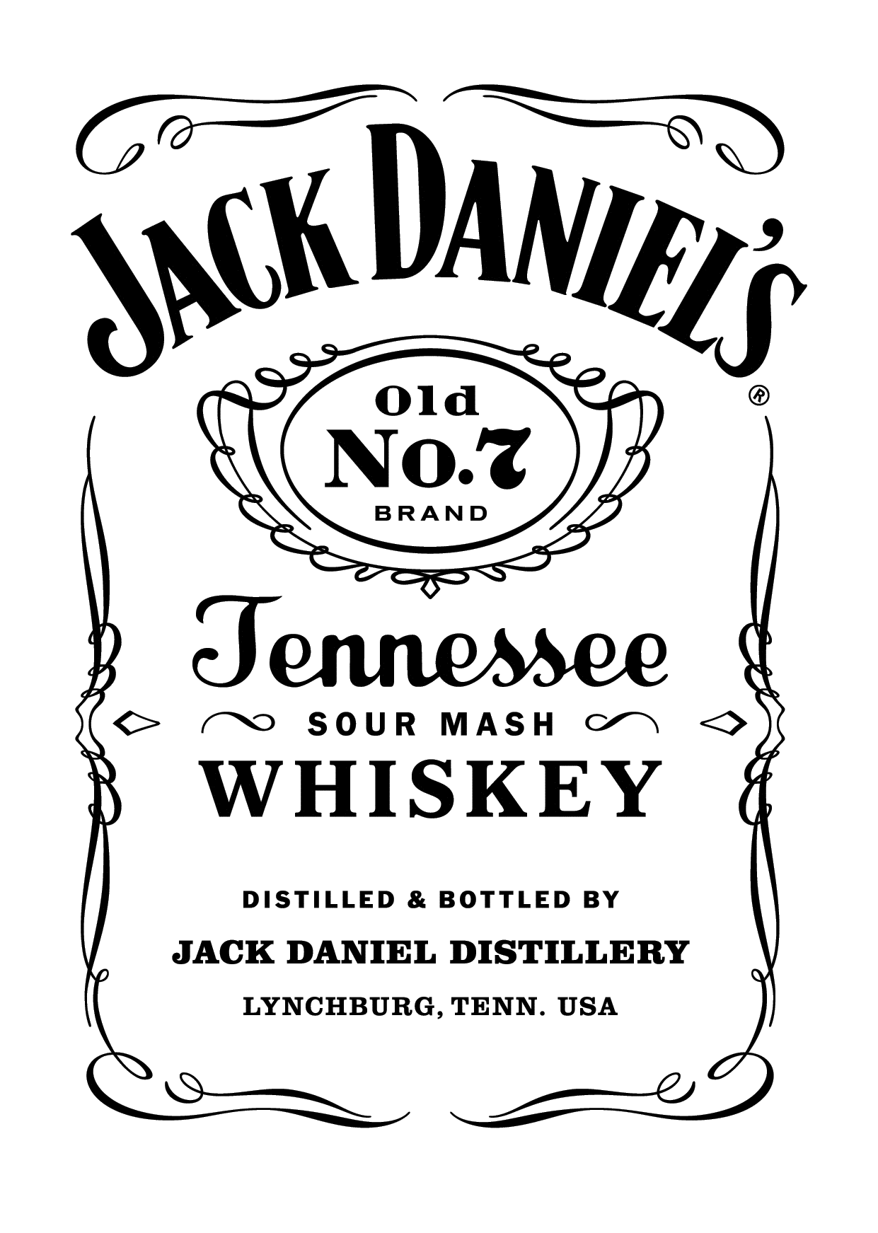 Jack Daniels Logo Png 1241 X 1743