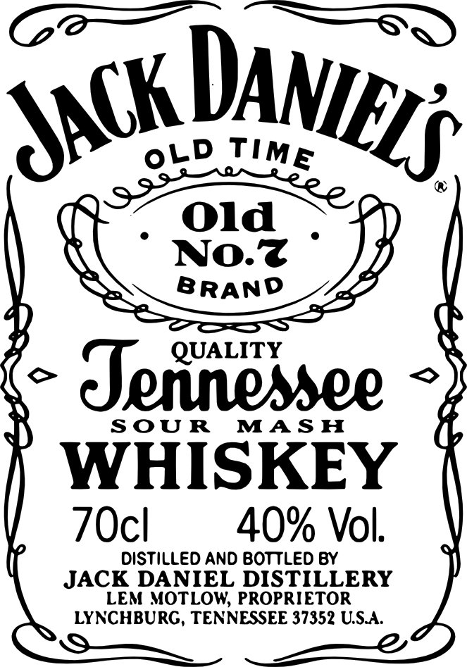 Jack Daniels Logo Png 663 X 947
