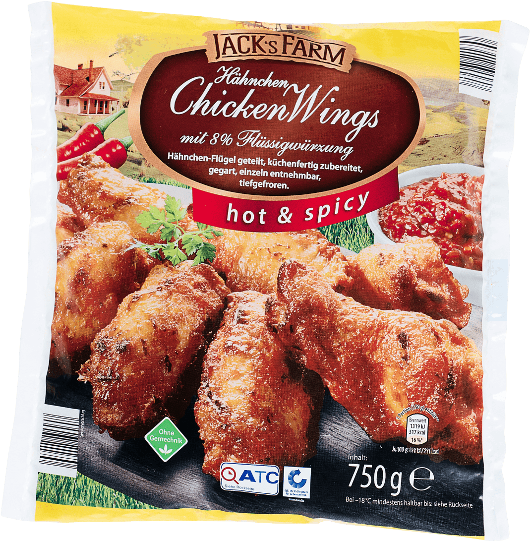 Jack's Farm® Hähnchen Chicken Wings Hot & Spicy Von - Chicken Wings Hot And Spicy, Hd Png Download
